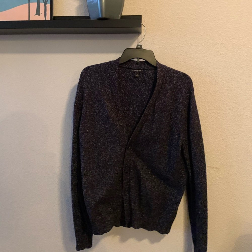 Blue cardigan